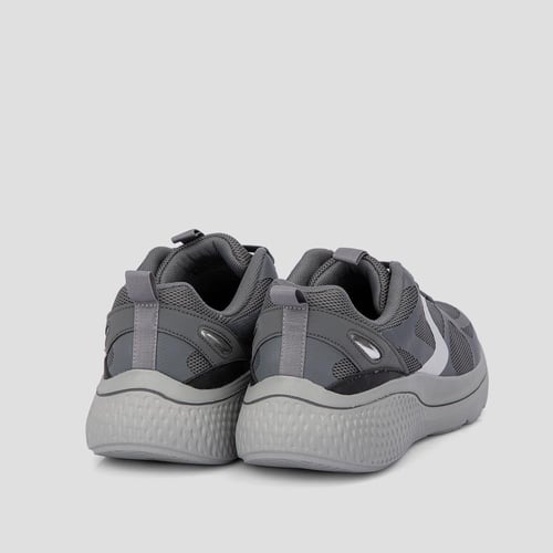 حذاء كاجوال رياضي بتصميم مذهل باللون الرمادي