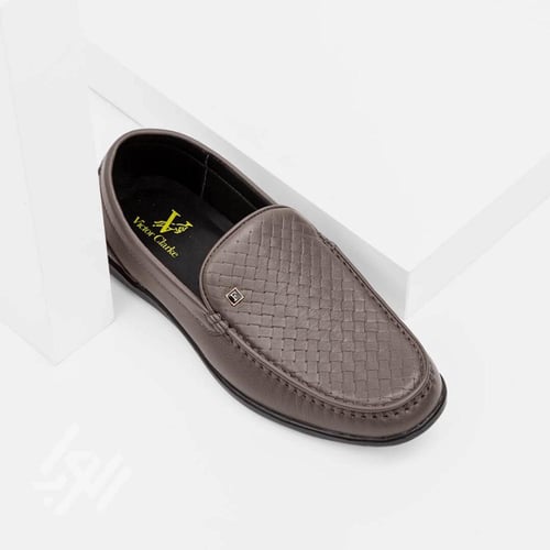 حذاء رسمي كلاسيكي طبي رمادي غامق من ماركة فيكتور ك...