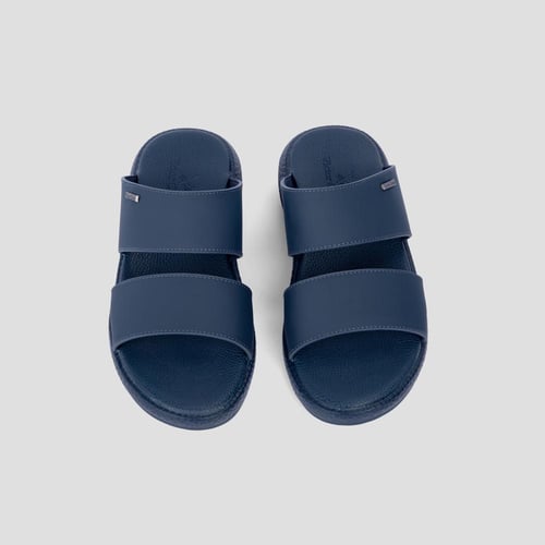 نعال شرقي خليجي جلد كحلي من فيكتور كلارك