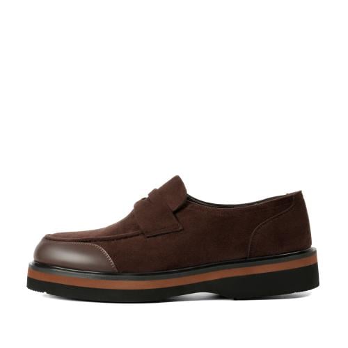 حذاء رسمي لون كافي ايطالي جلود طبيعيه