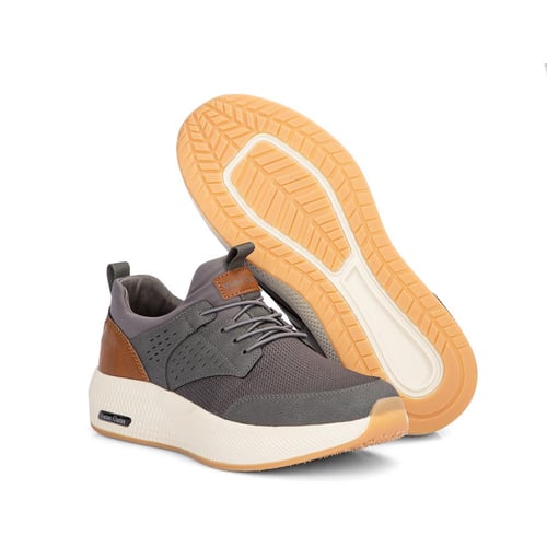 حذاء طبي كاجوال قماش رمادي من فيكتور كلارك