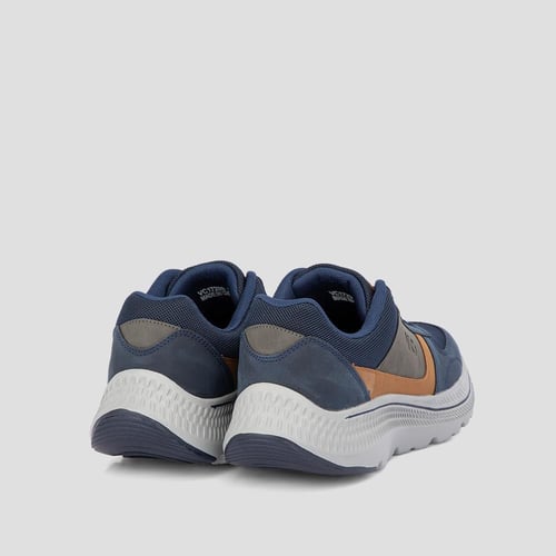 حذاء كاجوال رياضي كحلي بخطوط عسلية من فيكتور كلارك