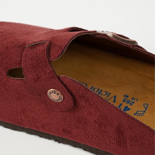 نعال رجالي اسباني جلد طبيعي احمر