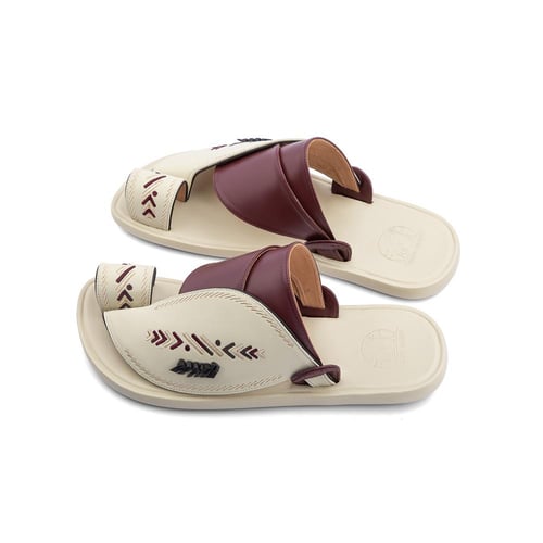 حذاء شرقي وطني طبي خمري وسكري مطرز