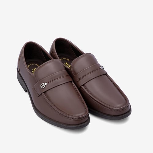 حذاء رسمي إيطالي رجالي - بني كلاسيكي