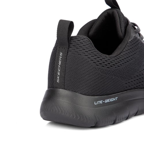 Skechers اسود بنعل طبي مريح لايت وايت