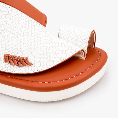 حذاء شرقي وطني جلد طبيعي جملي وسكري