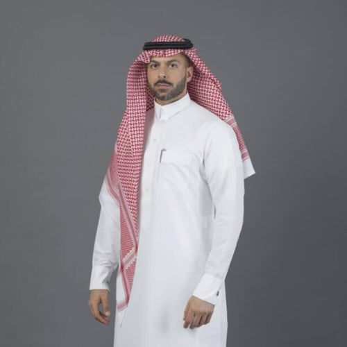 شماغ البسام كلاسيك لون خاص انجليزي