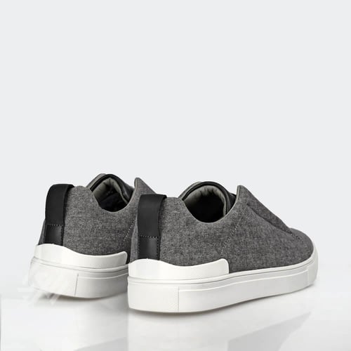 حذاء كاجوال فيكتور كلارك قماش رمادي مميز