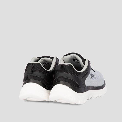 حذاء رياضي رائع بألوان الاسود والرمادي بتصميم مميز