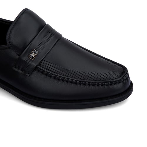 حذاء ماركو رسمي إيطالي رجالي - بلاك موسو