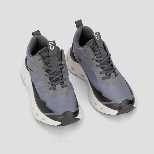 حذاء كاجوال رياضي - رمادي بخطوط عصرية