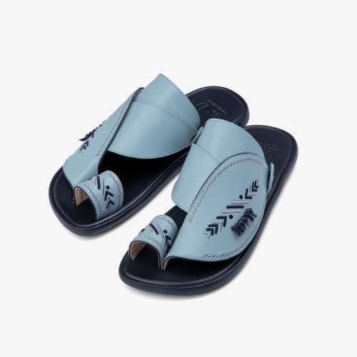 حذاء شرقي طبي وطني ضد الماء - سماوي وكحلي