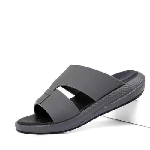 نعال خليجي طبي رمادي وأٍسود مريح وأنيق