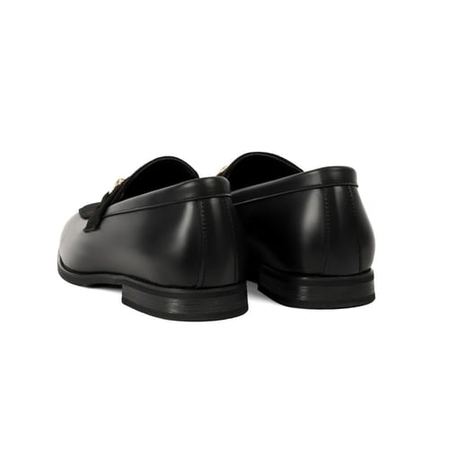 حذاء رسمي ايطالي اسود من الجلد الطبيعي