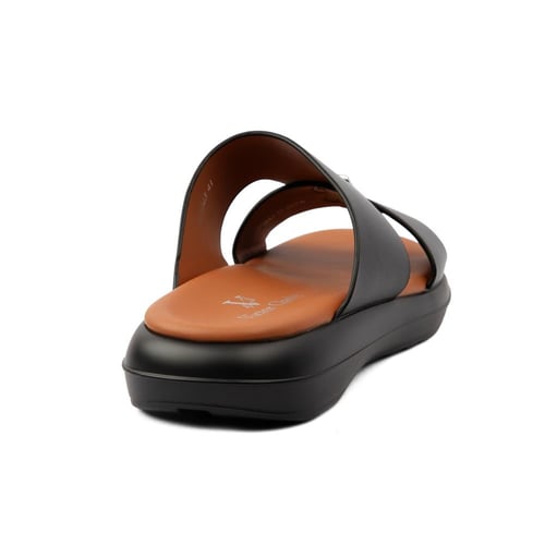 نعال خليجي جلد طبيعي اسود وعسلي ماركة فيكتور كلارك