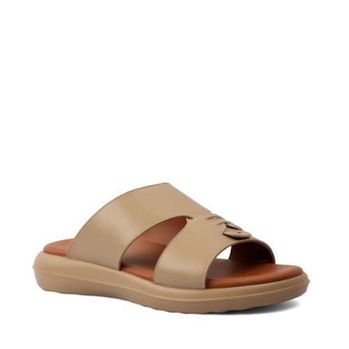 نعال شرقي خليجي جلد بيج ماركة فيكتور كلارك