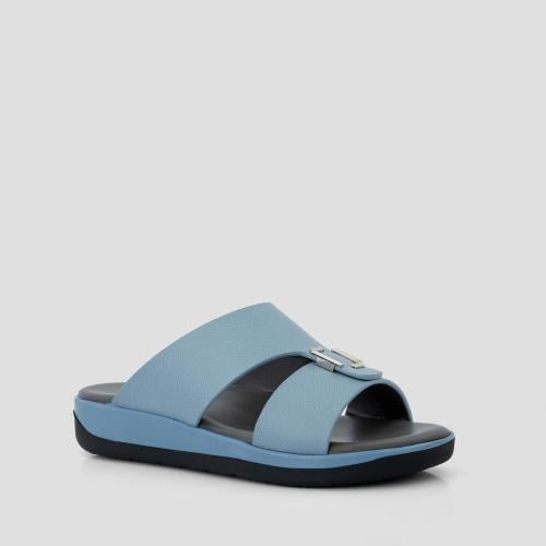 نعال شرقي أزرق بنعل طبي رمادي