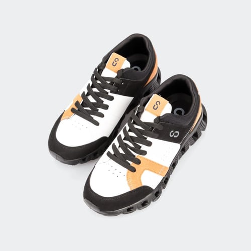 حذاء رياضي مريح للجري والنادي اسود وبني