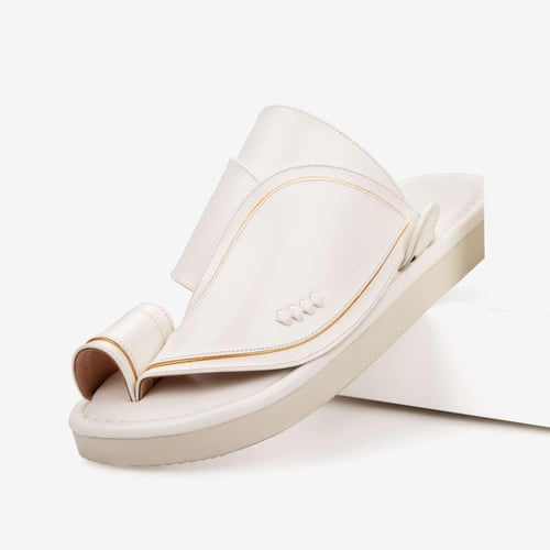 حذاء شرقي جلد طبيعي سكري فاخر