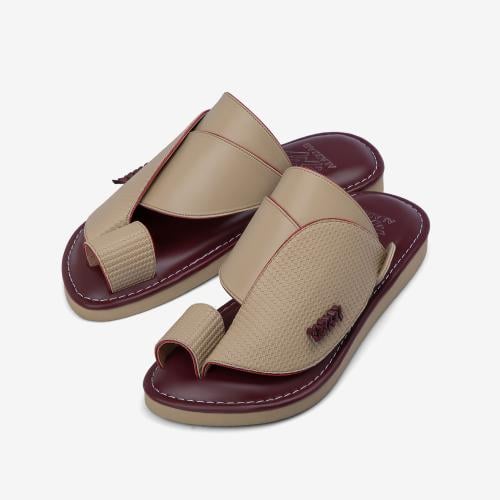 حذاء شرقي طبي ميموري فوم - جلد بيج