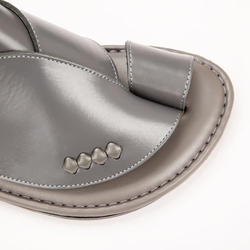 حذاء شرقي إيطالي رمادي أنيق