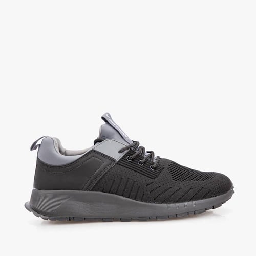 حذاء كاجوال رياضي طبي من فيكتور كلارك - أسود ورماد...