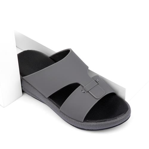 نعال خليجي طبي رمادي وأٍسود مريح وأنيق