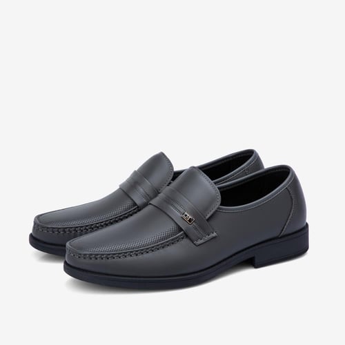 حذاء ماركو رسمي إيطالي رجالي- رمادي فاتح