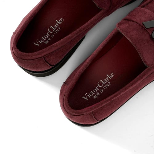 جزمة رسمية ايطاليه من الجلد الفاخر باللون احمر داك...