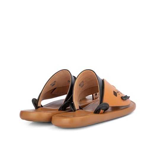 حذاء شرقي طبي جلد طبيعي جملي مطرز