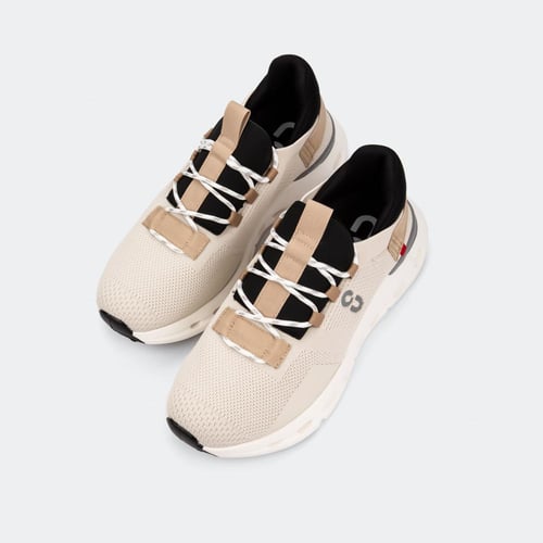 حذاء on رياضي مريح للجري والنادي - أسود وبيج