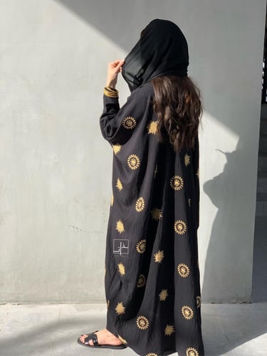 عباية مزينة بالذهبي #245