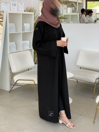 عباية ناعمة بشك بالاكمام #246