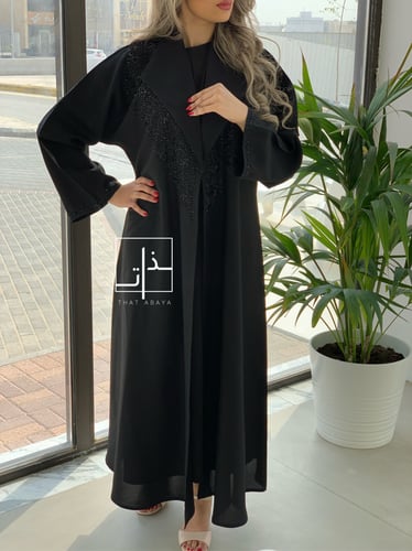 عباية مزينة بشك فاخر #216