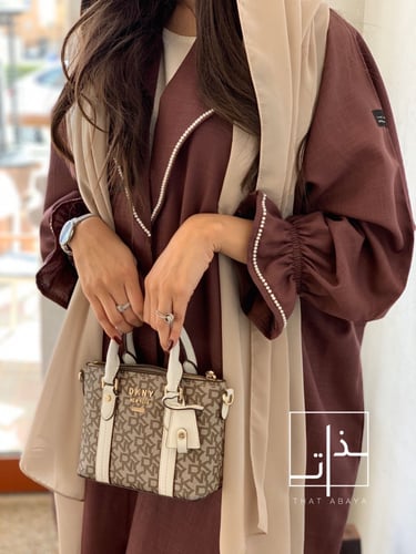 عباية مزينة ب لؤلؤ #218