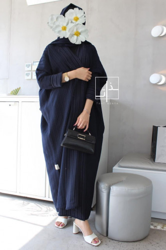 عباية للين مقلم #154