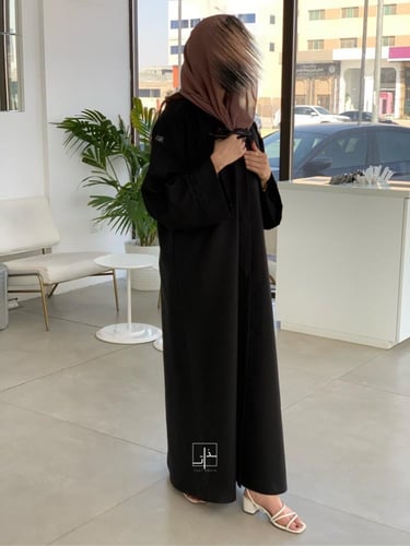 عباية ناعمة بشك بالاكمام #246