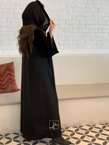 حجاب ب طرف واحد مخمل #237