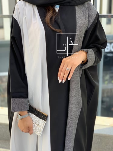 عباية فخمة بقماش تويد #207