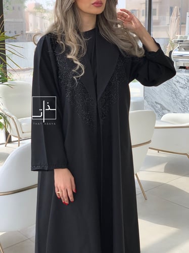 عباية مزينة بشك فاخر #216