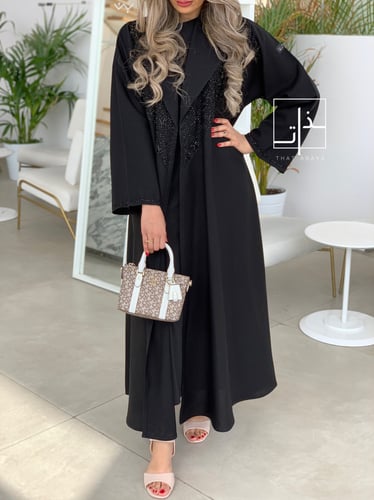 عباية مزينة بشك فاخر #216