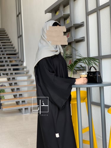 عباية كريب بـ أكمام واسعة #181