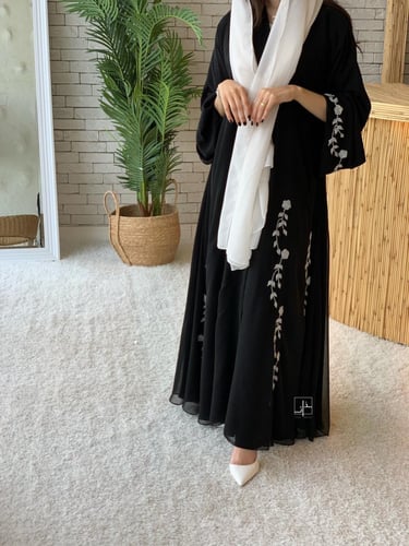 عباية فخمة بشك ورد #250