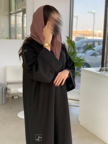 عباية ناعمة بشك بالاكمام #246