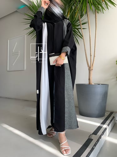 عباية فخمة بقماش تويد #207