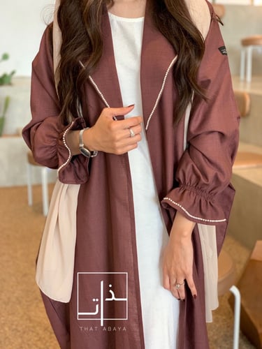 عباية مزينة ب لؤلؤ #218