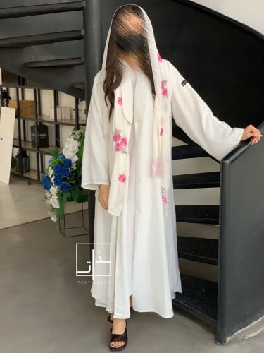 عباية سادة بقماش للين #231