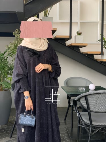 عبايه كريب مموج خفيف #184