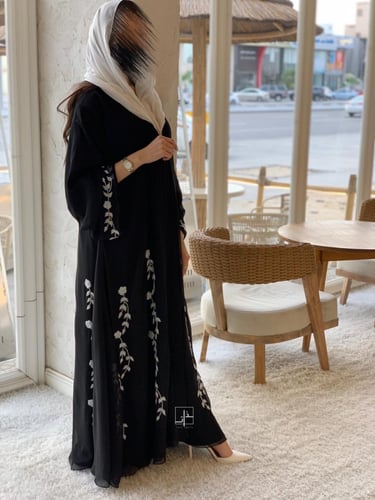 عباية فخمة بشك ورد #250